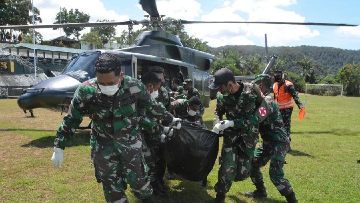 Baku Tembak TNI-KKB di Jila, 1 Prajurit Gugur, 2 Terluka