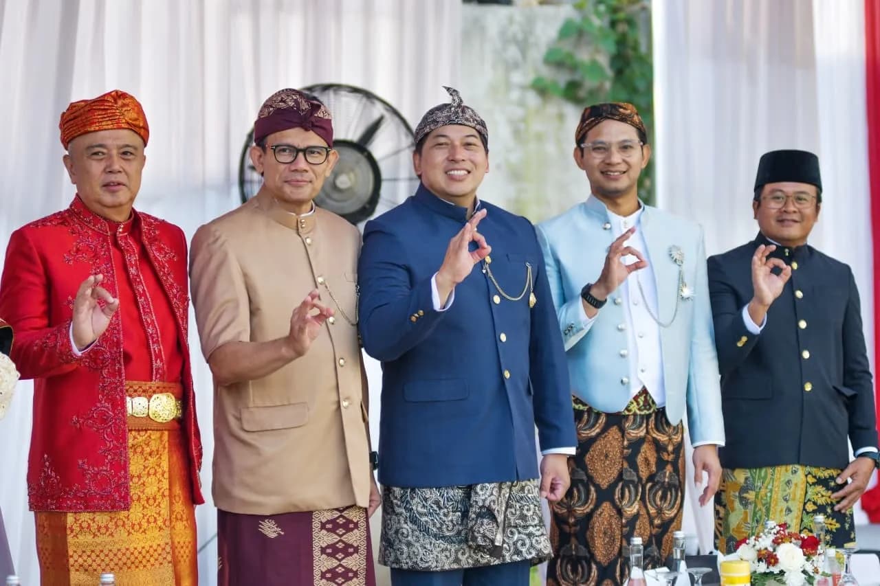 Usai upacara Peringatan HUT ke-81 Kemerdekaan Republik Indonesia di BTN Ecopark, Gandul, Depok