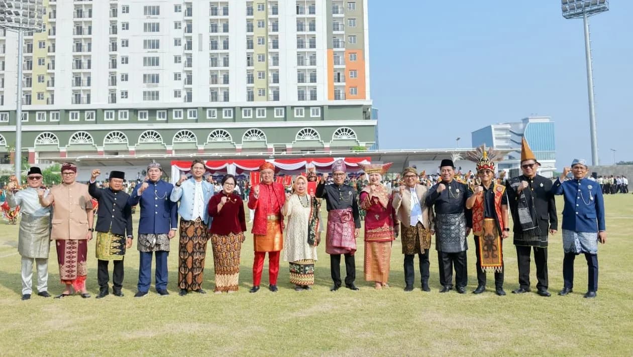 Peringatan HUT ke-81 Kemerdekaan Republik Indonesia di BTN Ecopark, Gandul, Depok