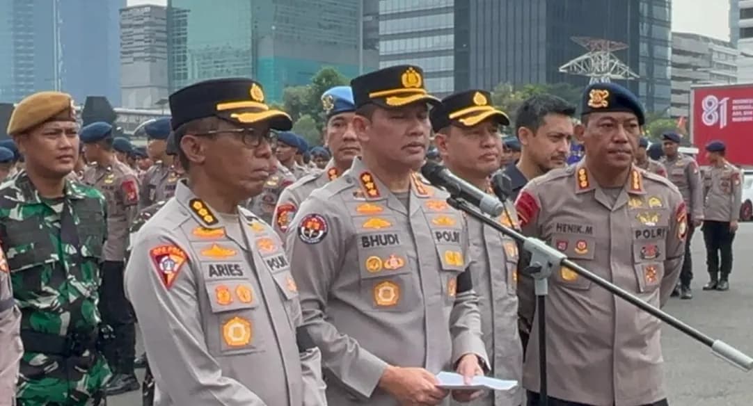 Jelang Demo di Jakarta, Polisi Amankan 21 Orang Bawa Flare hingga Bom Molotov