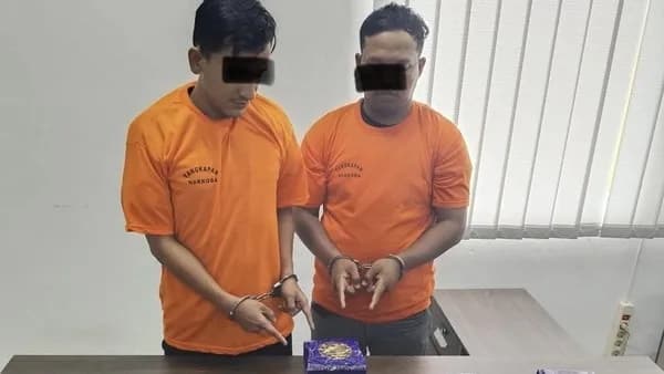 27 Kg Sabu Disembunyikan di Dinding Xpander, Dua Kurir Dibekuk di Labusel