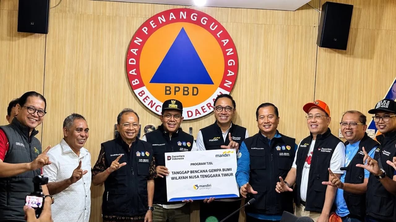 Sinergi bersama Pemprov NTT, NTB dan Bali, Bank Mandiri Perkuat Kolaborasi Lintas Sektor Tangani Bencana Lewat Mandiri Peduli