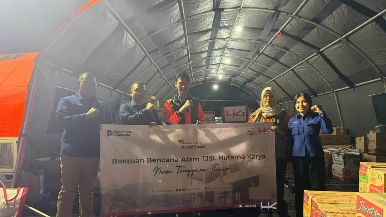 Hutama Karya Salurkan Bantuan Dan Dukung Penanganan Tanggap Darurat Gempa NTT