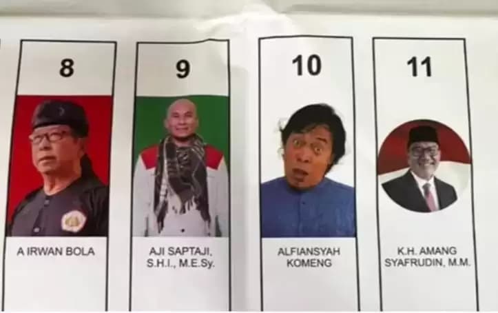Uhuy! Komeng Semakin Terdepan, Perolehan Suara Tembus 2 Juta