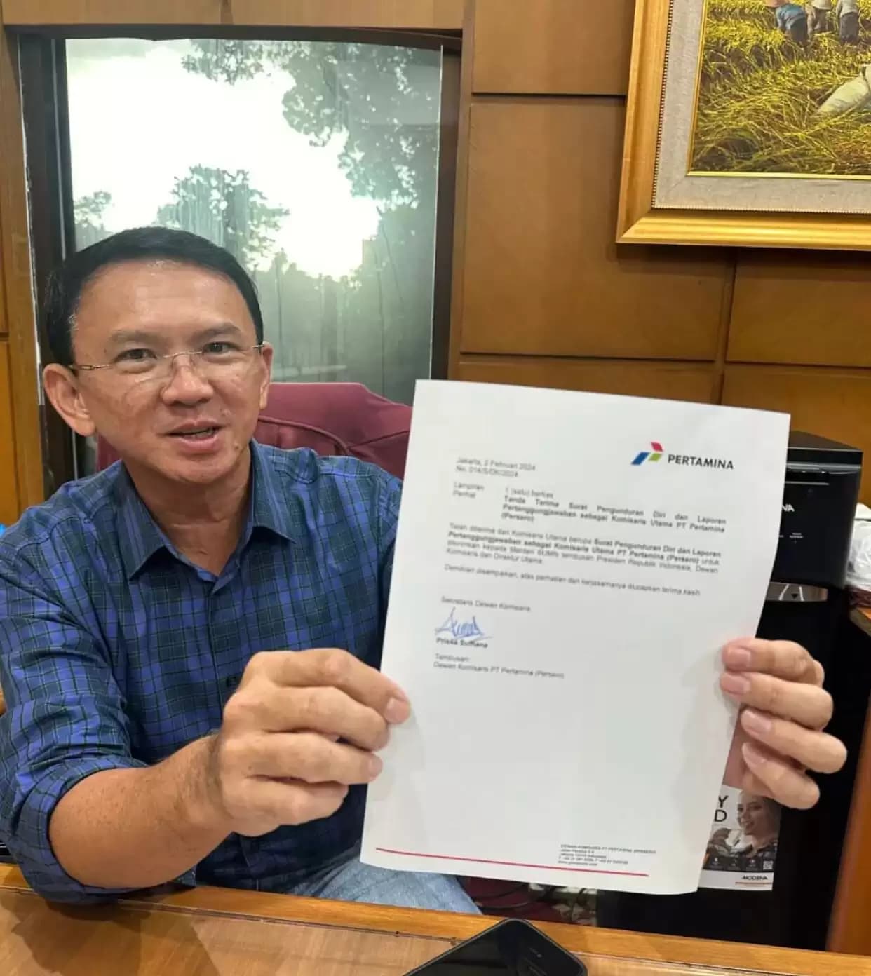 Siapa Komisaris Utama Pengganti Ahok di PT Pertamina?