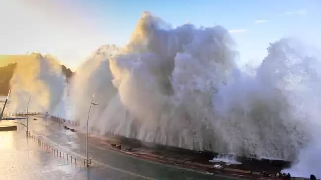 Imbas Gempa Filipina, Gelombang Tsunami Terjang Jepang