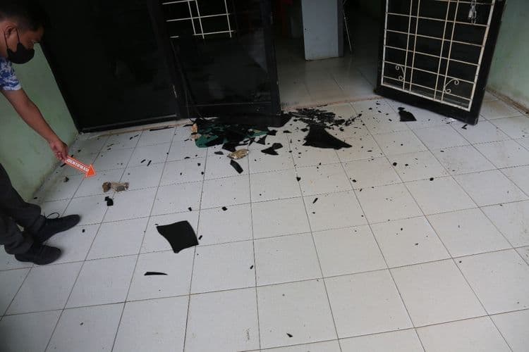 Kantor MUI Lampung Dirusak OTK, Kaca Pecah Berserakan