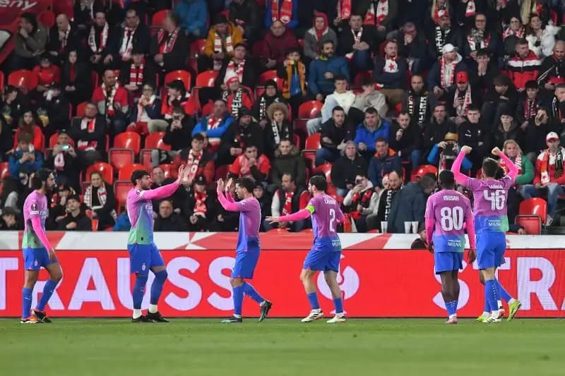 Bantai Slavia Praha 7-3, AC Milan Lolos ke Perempat Final Liga Europa