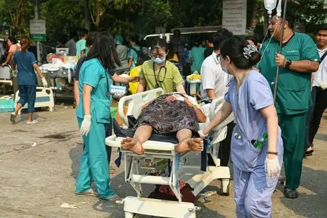 Situasi di rumah sakit Naypyidaw (Foto: AFP)