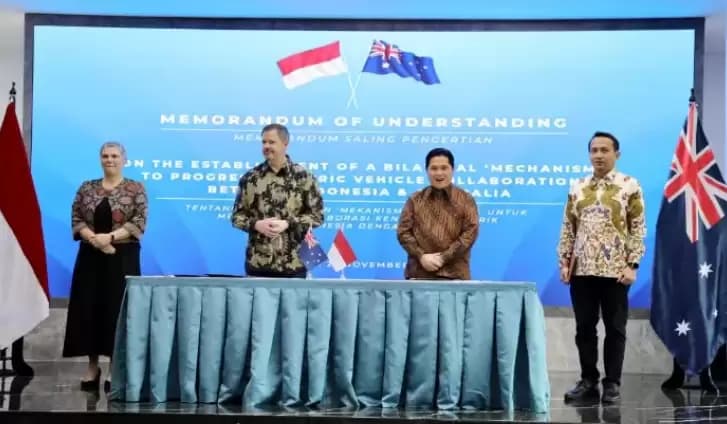 RI-Australia Mau Garap Industri Kendaraan Listrik