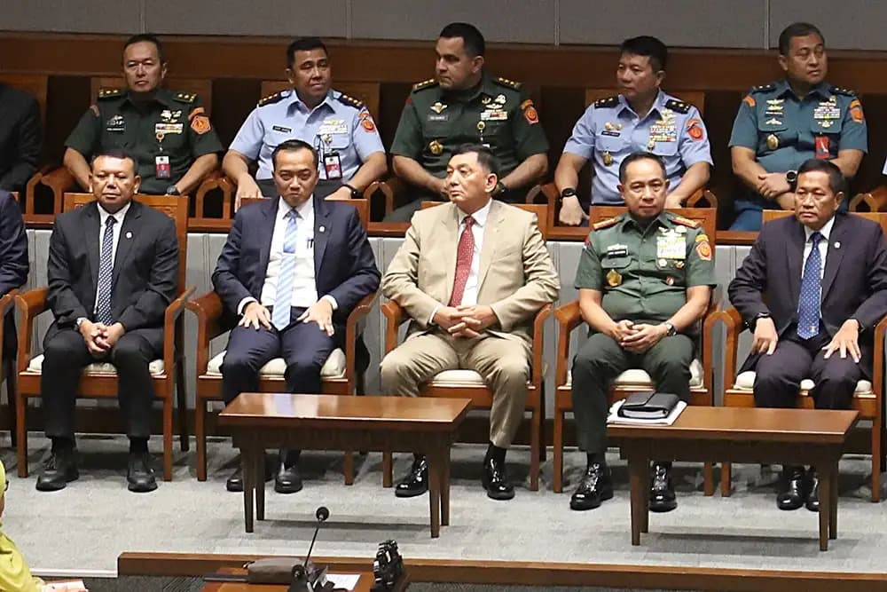 Paripurna DPR Sahkan RUU TNI Manjadi UU (Foto: Dok MI/Jaini)