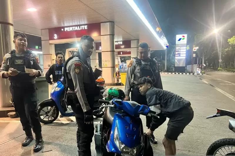 Diduga Terlibat Balap Liar, Polisi Tangkap Empat Pemuda di Pondok Kopi