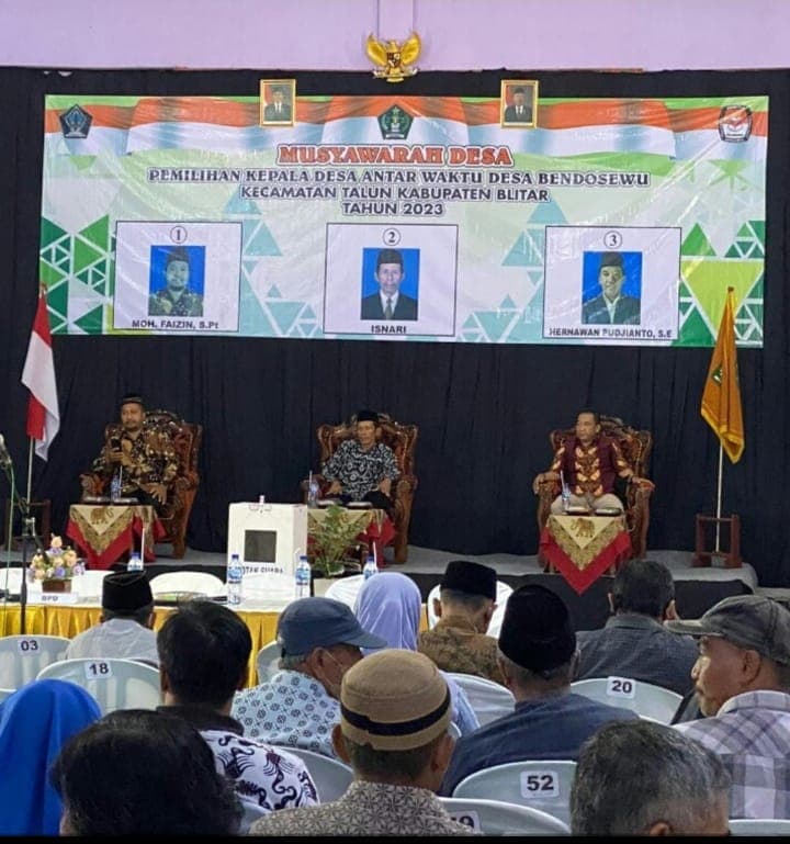 BPD Desa Bendosewu Gelar Musdes Pilkades PAW Berjalan Aman dan Lancar