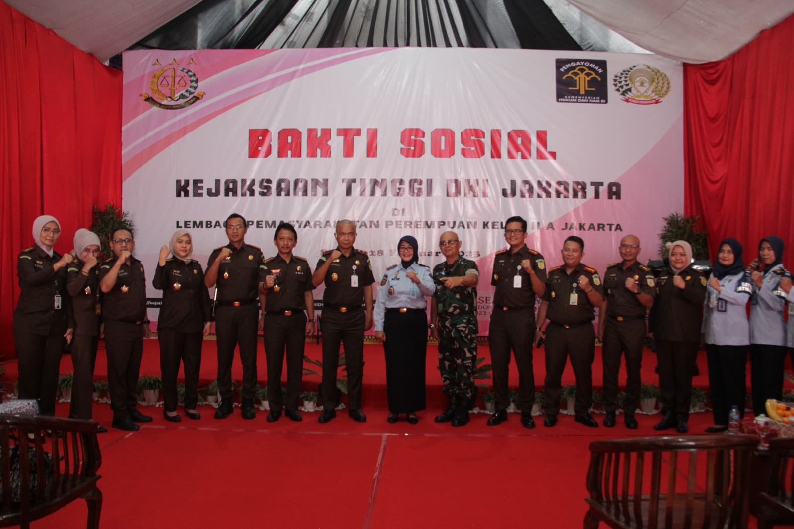 Kejati DKI Jakarta Beri Bantuan Peralatan Keterampilan di Rutan Pondok Bambu