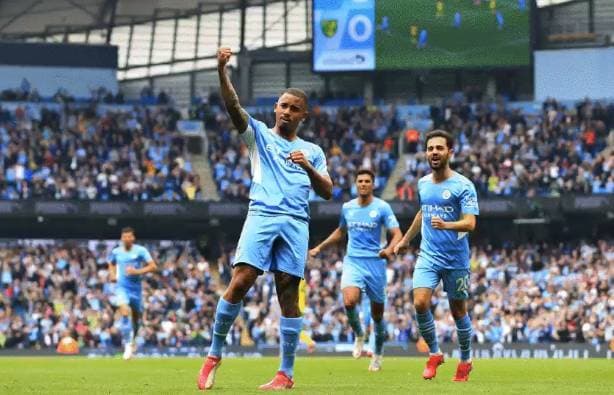 Rating Pemain Manchester City Saat Bantai 5-0 Norwich, Gabriel Nyaris Sempurna