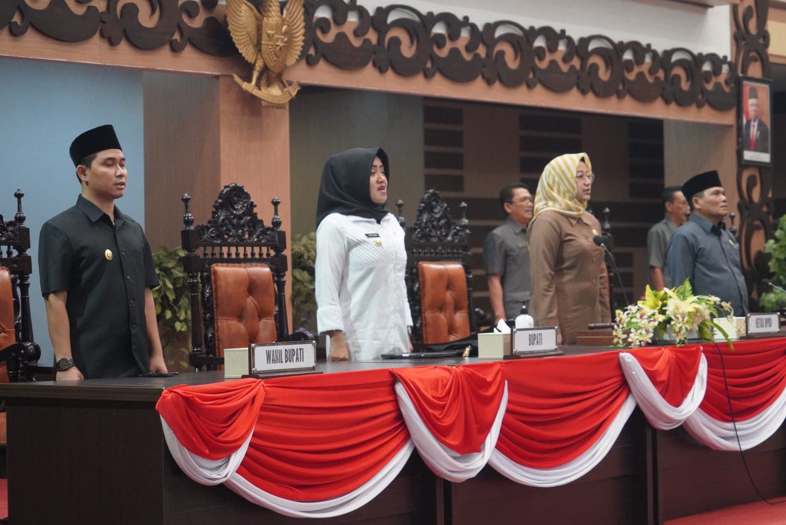 Rapat Paripurna Penyampaian Pandum Fraksi DPRD Kabupaten Mojokerto