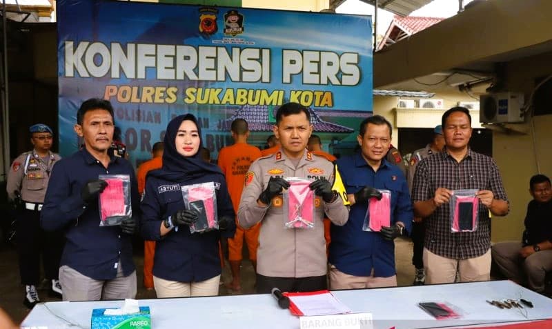 Polres Sukabumi Kota Berhasil Meringkus Komplotan Curanmor