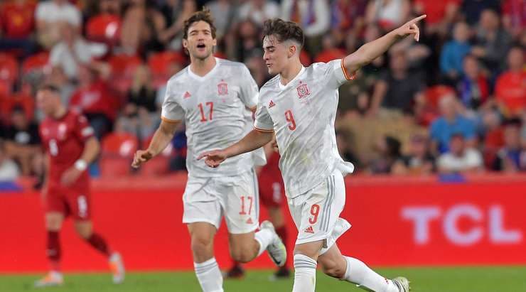 Republik Ceko 2-2 Spanyol, Gavi Catatkan Rekor