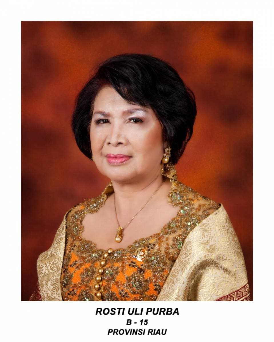 Anggota DPD RI dari Provinsi Riau Periode 2014-2019 Rosti Uli Purba Wafat