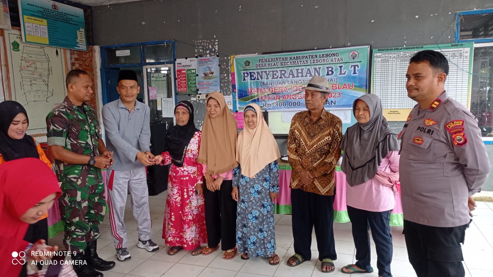 Pemdes Blau Salurkan BLT-DD Tahap 1 ke 27 KPM