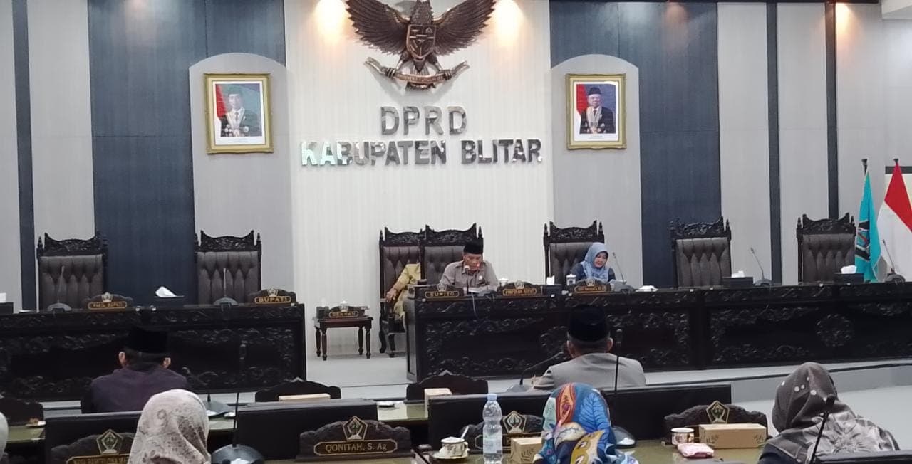 DPRD Kabupaten Blitar Gelar Paripurna Khusus Hasil Reses dan Laporan Kinerja Anggaran 2022