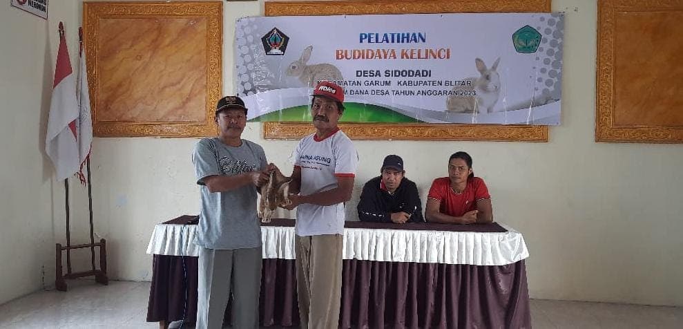 Tingkatkan Pemberdayaan Masyarakat, Pemdes Sidodadi Gelar Bimtek Budidaya Kelinci