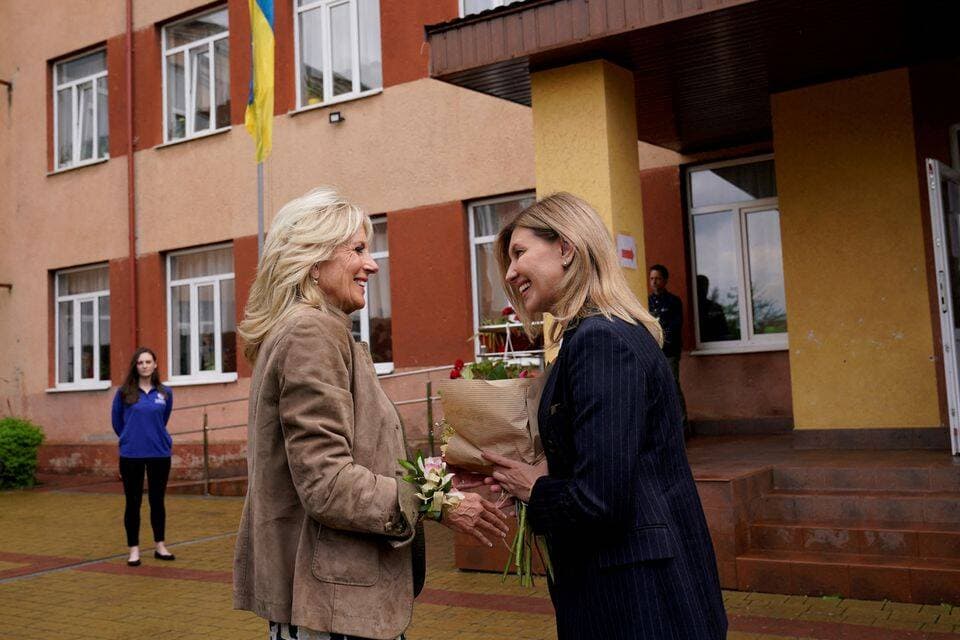 Ibu Negara AS Jill Biden Lakukan Kunjungan Mendadak ke Ukraina