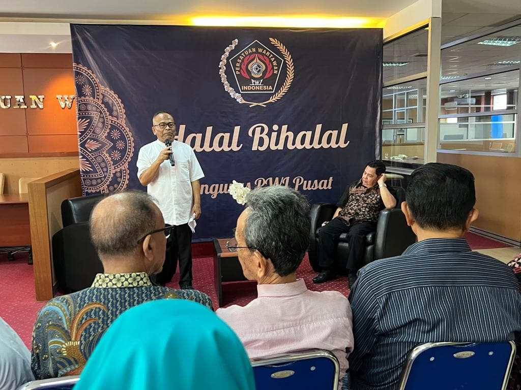 Atal S Depari Kemukakan Rencana Kongres PWI September Nanti di Halal Bihalal PWI Pusat