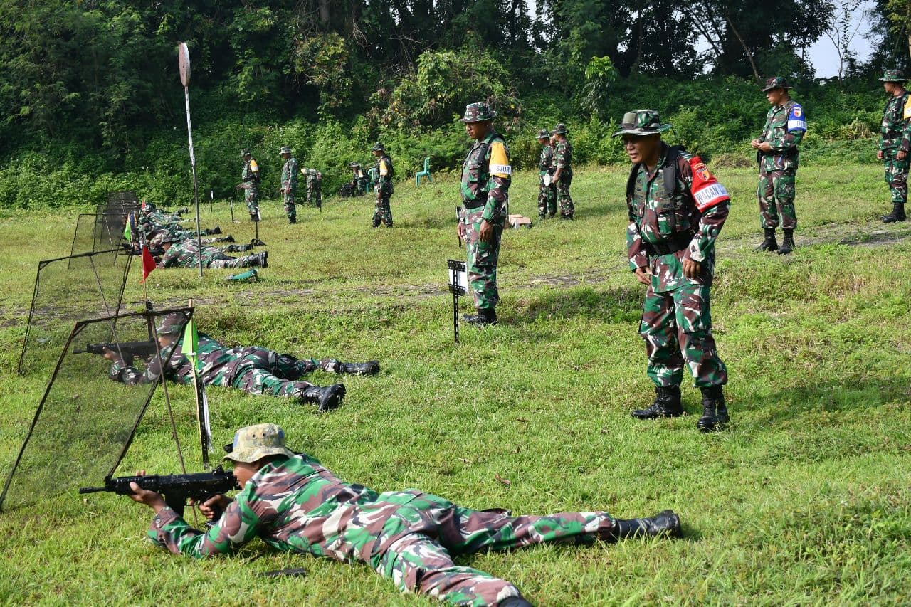 Kodim 0815/Mojokerto Asah Kemahiran Prajurit dengan Latbakjatri