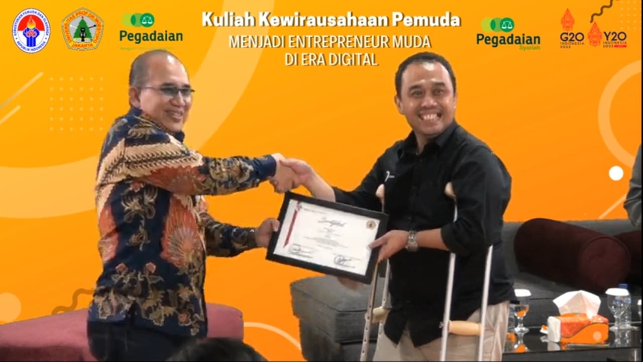 Menpora dan Rektor Moestopo Dorong Anak Muda Jadi Pengusaha Era Digital
