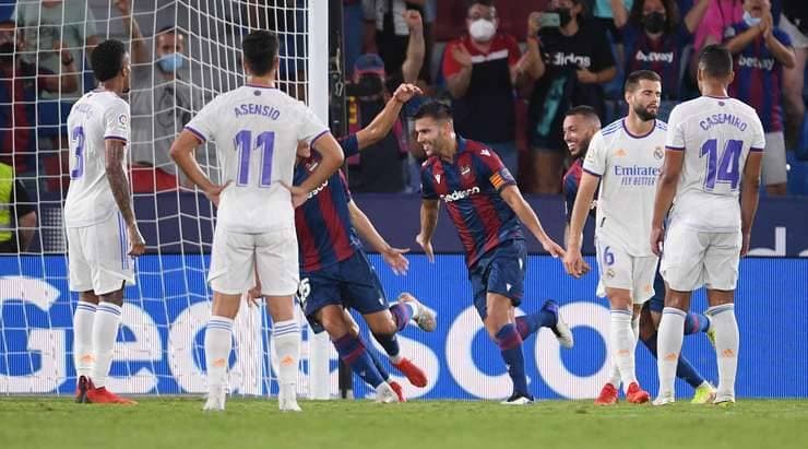 Hasil La Liga : Real Madrid Ditahan Imbang 3-3 Levante