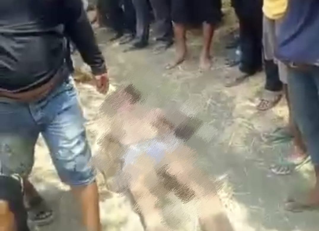 Pria Tanpa Identitas Diduga Maling Motor di Probolinggo Meninggal Dunia Berlumuran Darah