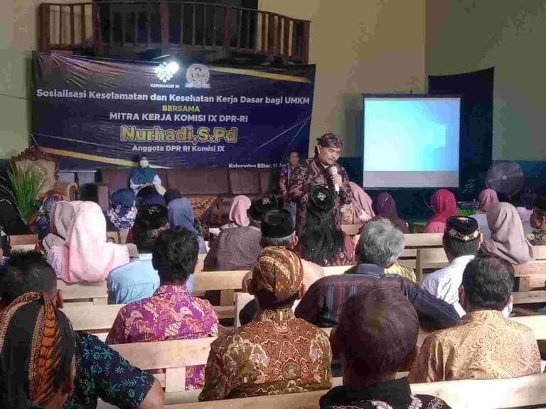 Nurhadi Gelar Sosialisasi Pada UMKM, Pentingnya K3 dan Jaminan Sosial Tenaga Kerja
