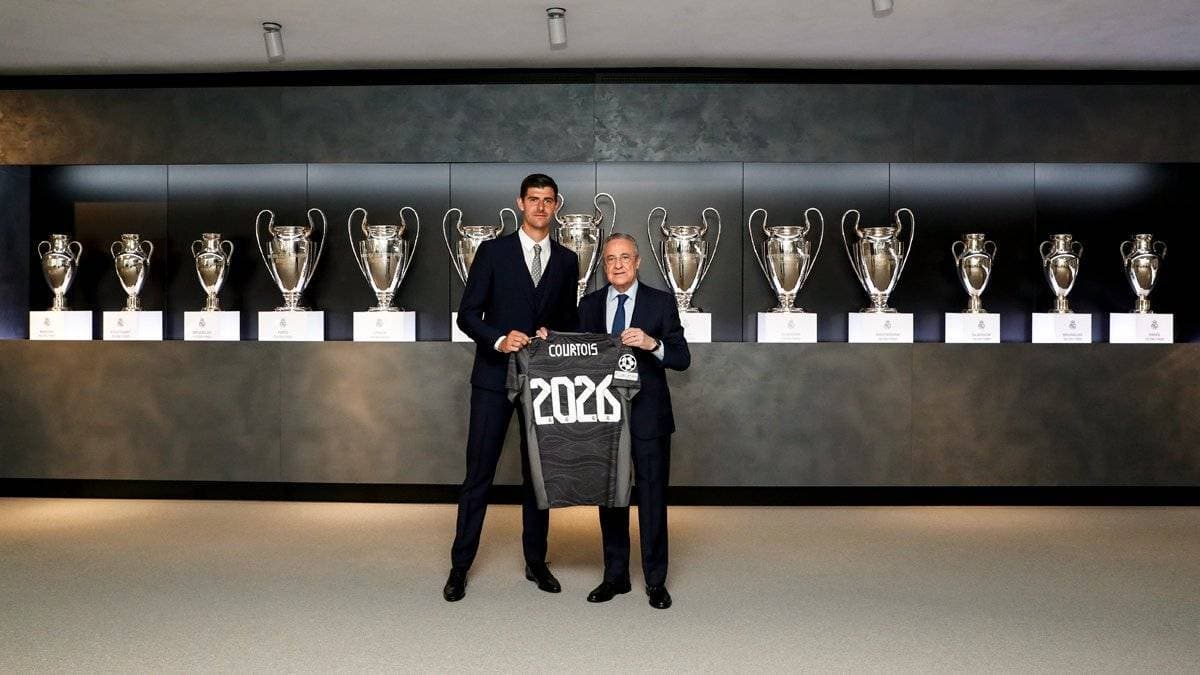 Real Madrid Perpanjang Kontrak Thibaut Courtois Hingga 2026