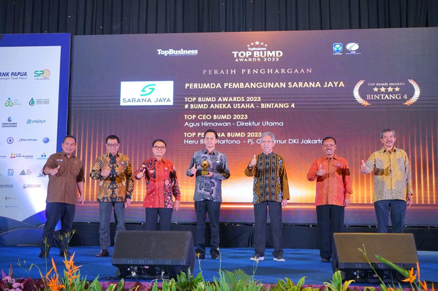 TOP BUMD Awards 2023 Nobatkan Agus Himawan Sebagai TOP CEO BUMD