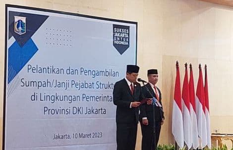 Sekda DKI Joko Agus Lantik 607 Pejabat Administrasi dan Pengawas