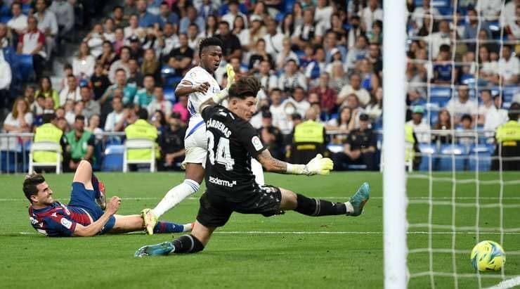 Real Madrid 6-0 Levante, Vinicius Jr jadi Bintang Lapangan