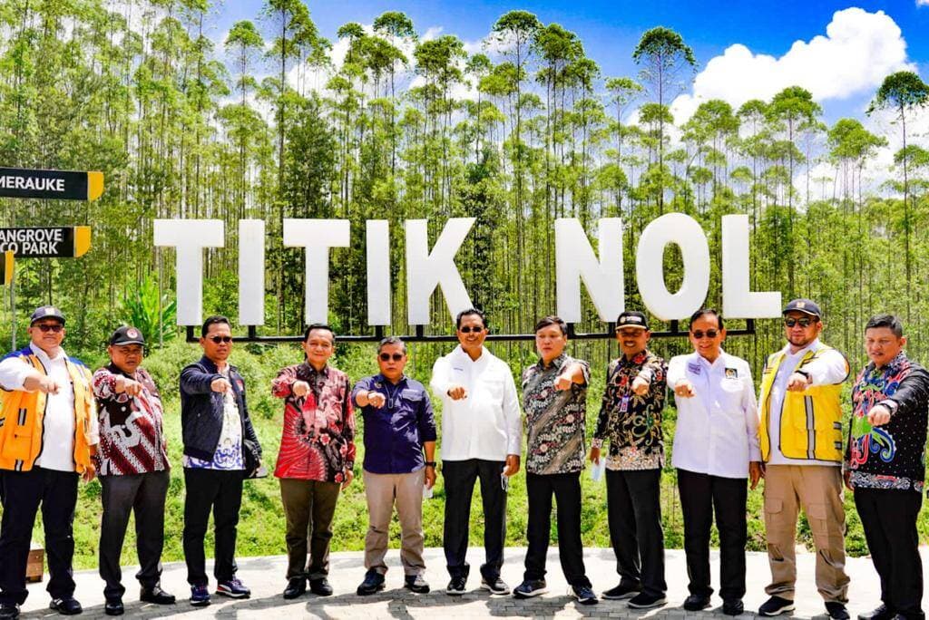 Tinjau Lokasi IKN, Hasan Basri Dorong Penggunaan Bahan Lokal untuk Infrastruktur
