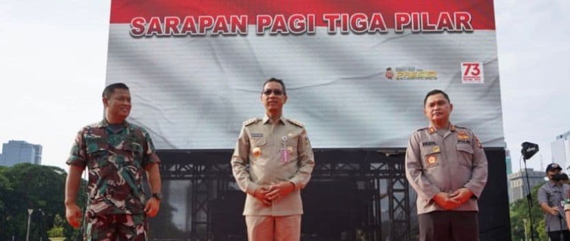 Pj Gubernur Heru Sebut Lurah, Babinsa dan Babinkamtibnas Ujung Tombak Pengamanan di Ibu Kota