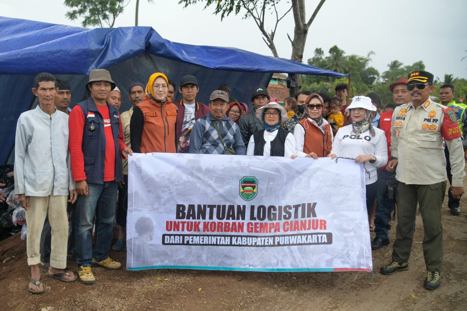 Pemkab Purwakarta Kirim Ribuan Paket Logistik untuk Korban Gempa Cianjur