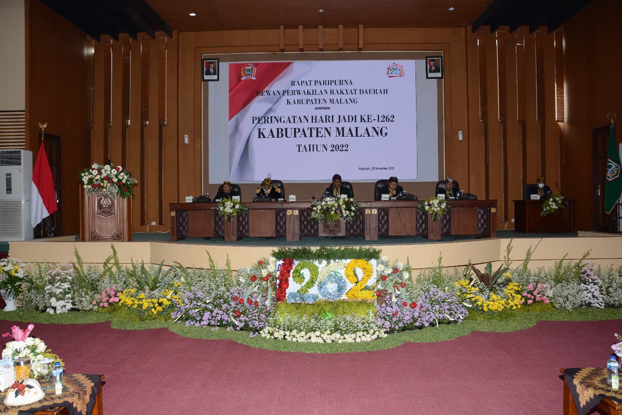 DPRD Kabupaten Malang Gelar Rapat Paripurna, Peringati Hari Jadi Kabupaten Malang ke-1262