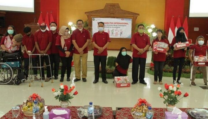 Pemkot Blitar Berikan Bantuan Pada Puluhan Penyandang Disabilitas