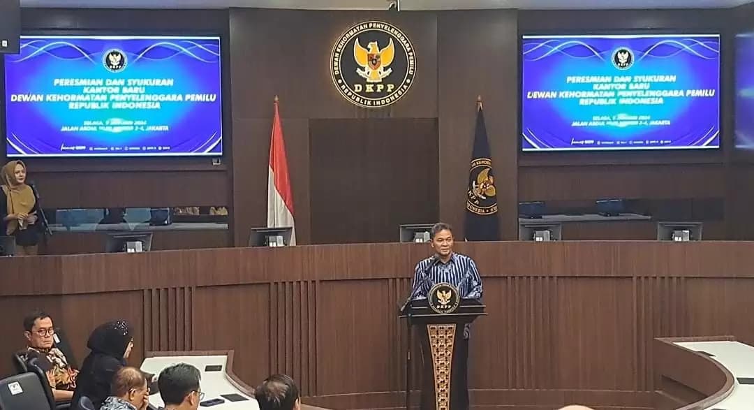 Resmikan Kantor Baru DKPP, Heddy Lugito Ingin Bangun Sistem Kerja yang Lebih Efisien