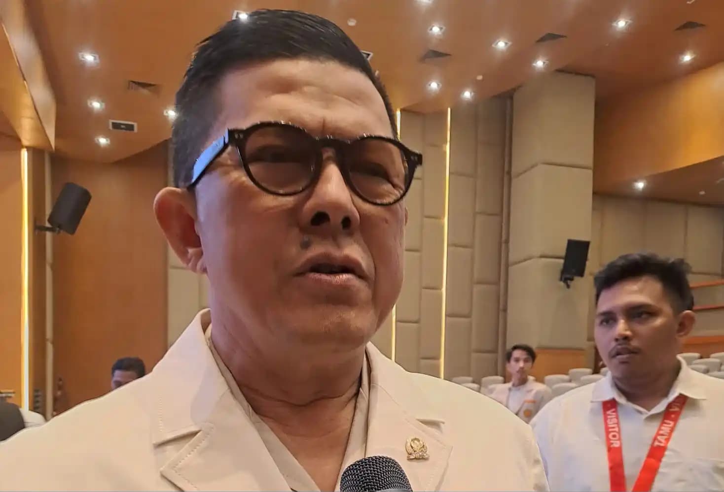 Anggota Komisi III DPR RI Soedeson Tandra (Foto. Rizal Siregar)