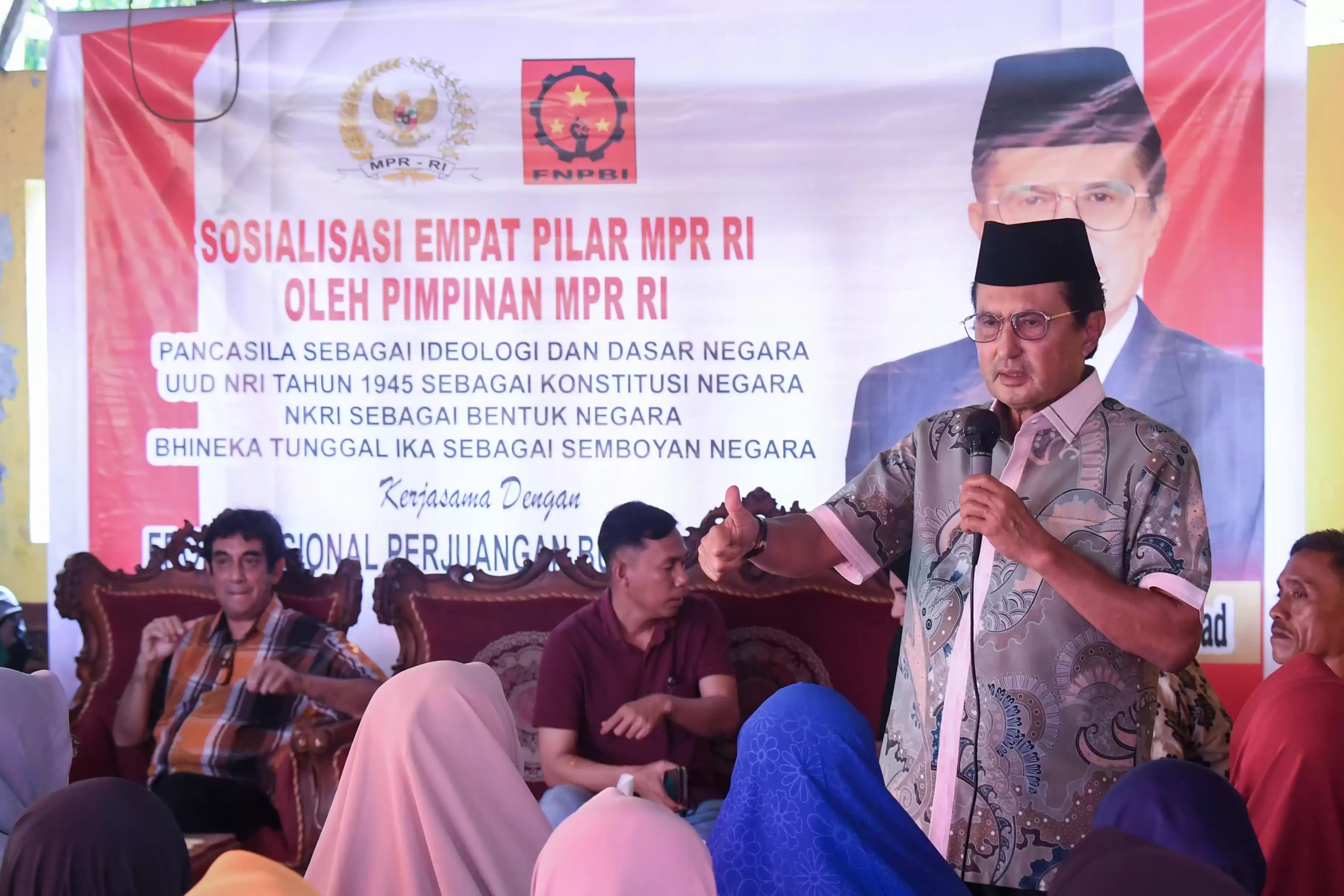 Sosialisasi Empat Pilar, Fadel Muhammad: Kita Perkuat Toleransi dan Empati