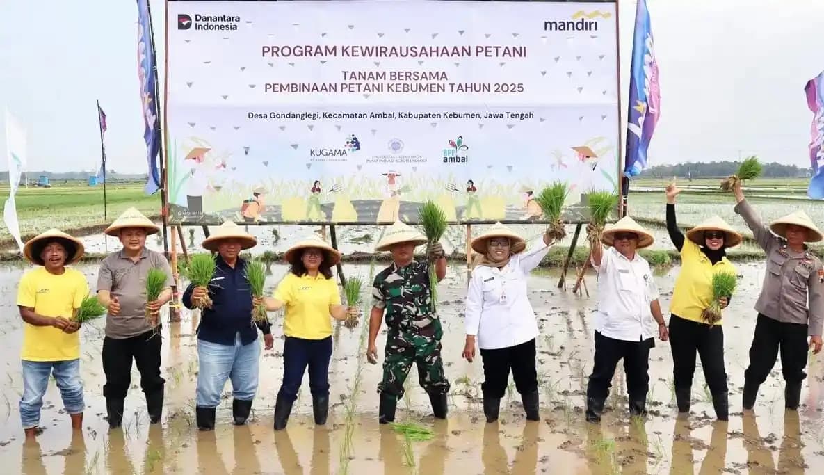 Bank Mandiri Dukung Ketahanan Pangan Nasional Melalui inisiatif Kewirausahaan Petani