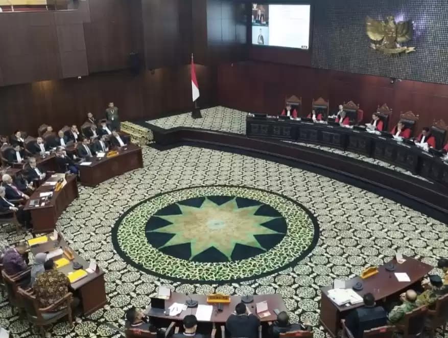 Bansos tak berhubungan dengan suara paslon kata MK