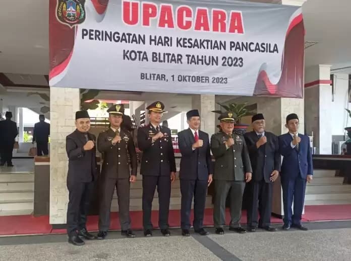 Upacara Hari Kesaktian Pancasila, Sekda Pemkot Blitar: Pancasila Perkokoh Bangsa Indonesia