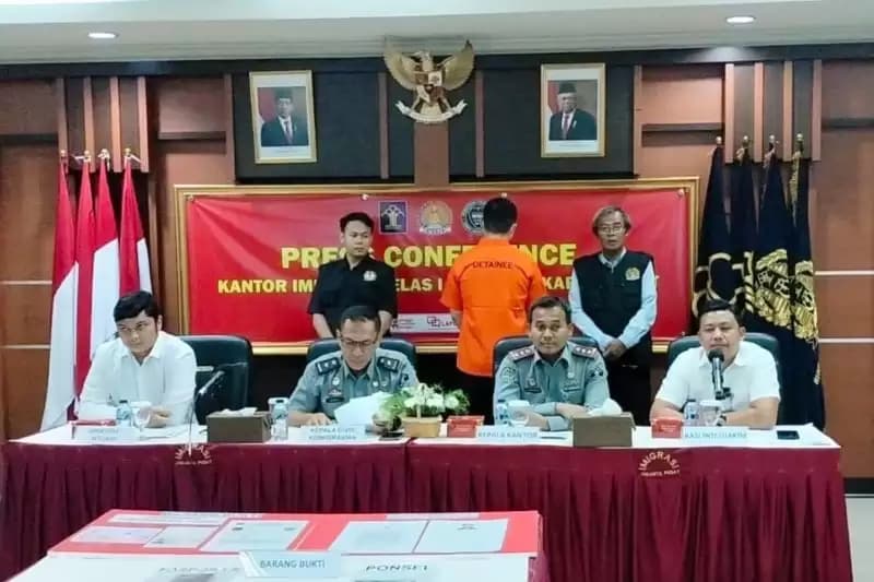 Imigrasi Jakpus Tangkap Buronan Asal Cina di Cempaka Putih