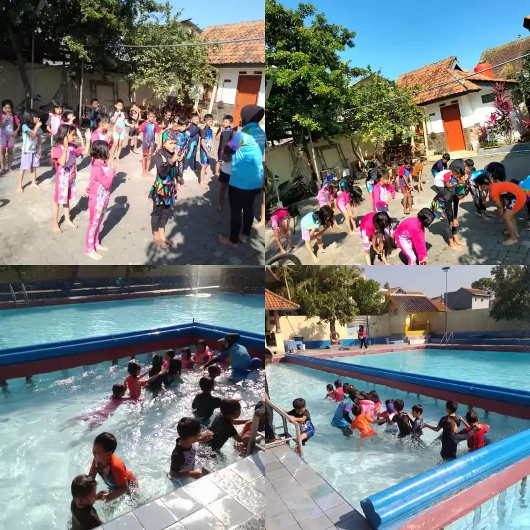 Di momen Hari Pramuka Nasional, Siswa-siswi SD Negeri 268 Panyileukan Berkunjung ke Kolam Renang Mitra